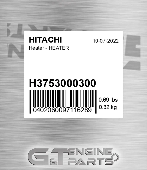 H3753000300 Heater - HEATER