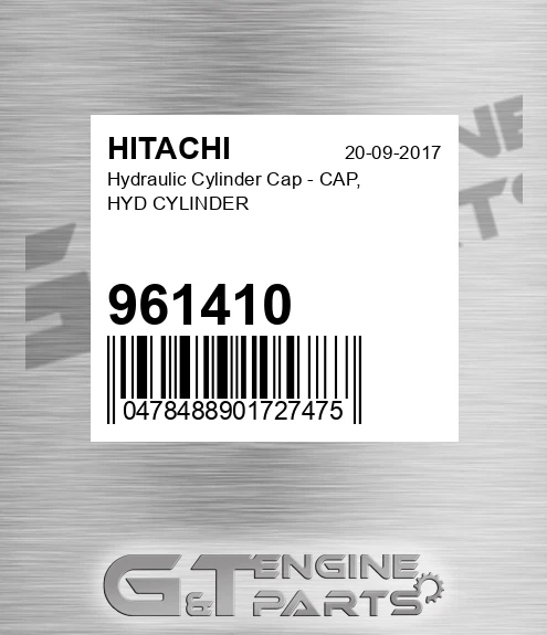 961410 Hydraulic Cylinder Cap - CAP, HYD CYLINDER