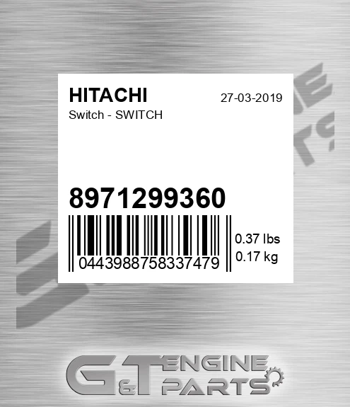 8971299360 Switch - SWITCH