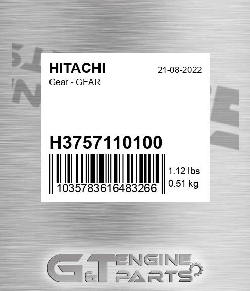 H3757110100 Gear - GEAR