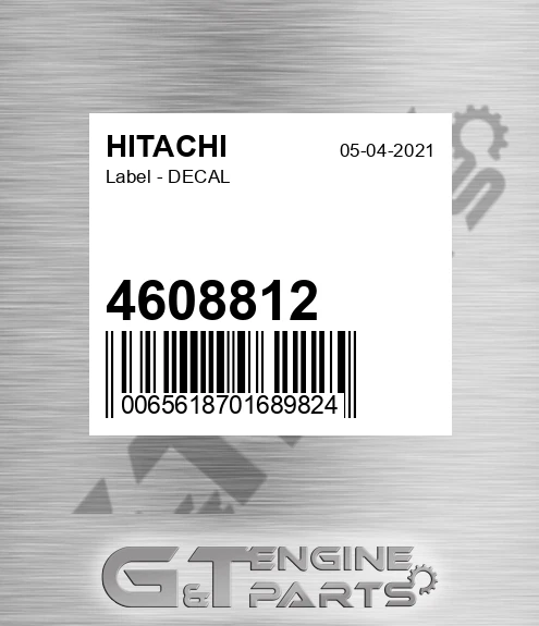 4608812 Label - DECAL