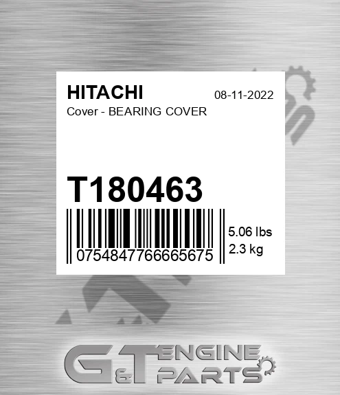 T180463 Cover - BEARING COVER