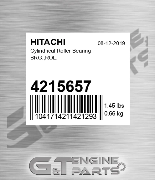 4215657 Cylindrical Roller Bearing - BRG.,ROL.