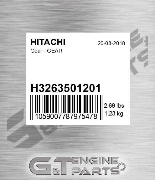 H3263501201 Gear - GEAR