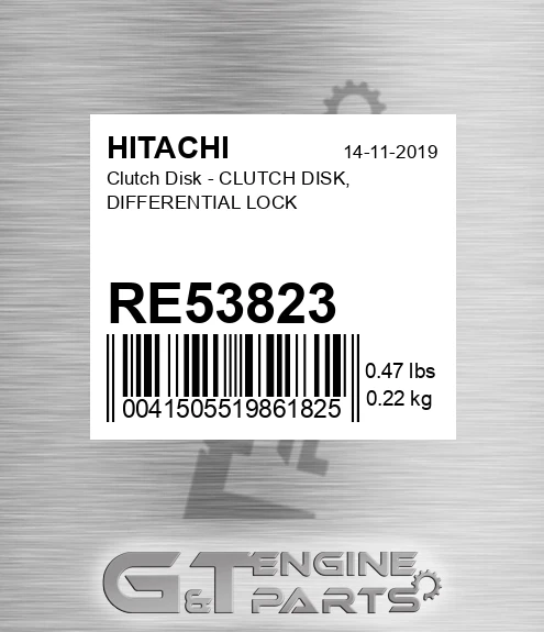 RE53823 Clutch Disk - CLUTCH DISK, DIFFERENTIAL LOCK
