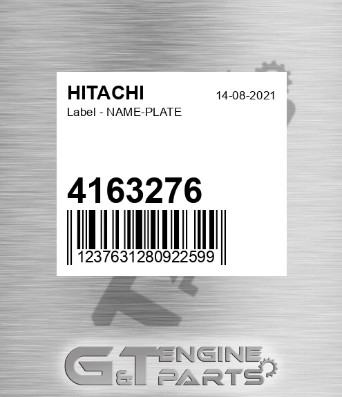 4163276 Label - NAME-PLATE