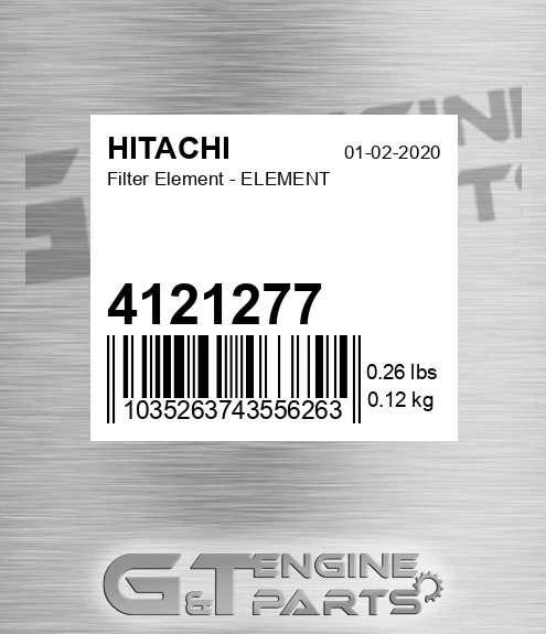 4121277 Filter Element - ELEMENT
