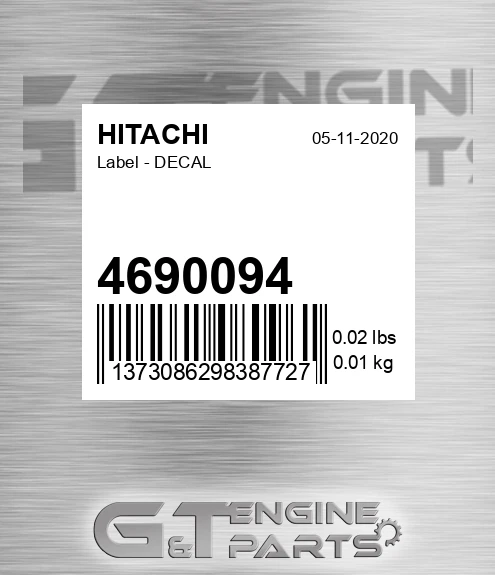4690094 Label - DECAL