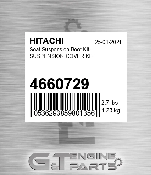 4660729 Seat Suspension Boot Kit - SUSPENSION COVER KIT