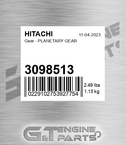 3098513 Gear - PLANETARY GEAR