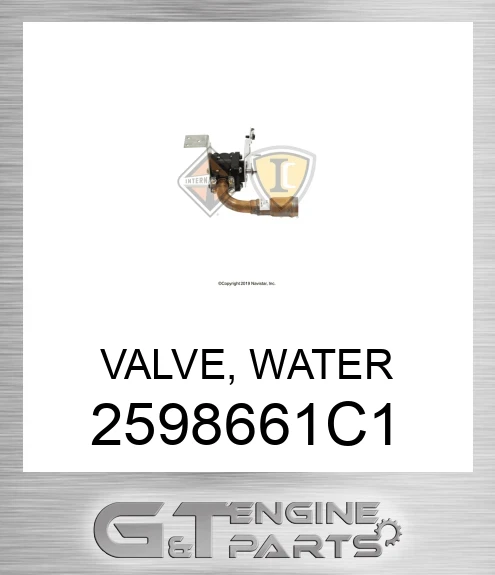 2598661C1 VALVE, WATER