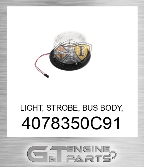 4078350C91 LIGHT, STROBE, BUS BODY, DOUBLE FLASH made to fit IC BUS ...