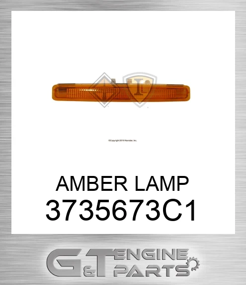 3735673C1 REAR VIEW MIRROR MARKER LIGHT CLEARANCE AMBER made to 