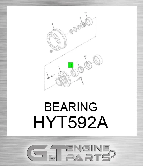 HYT592A BEARING made to fit INTERNATIONAL TRUCK | Price: $19.51