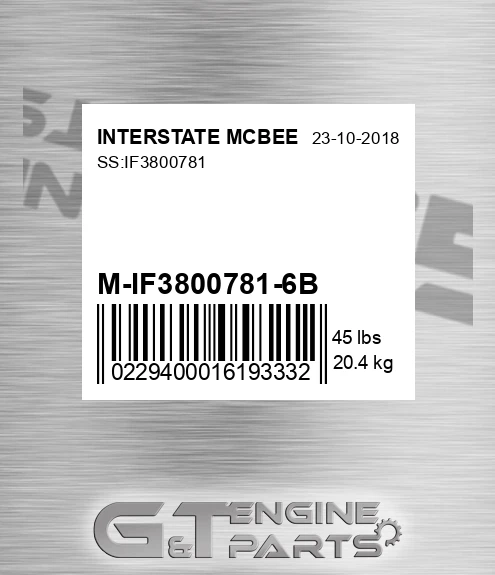 M-IF3800781-6B SS:IF3800781