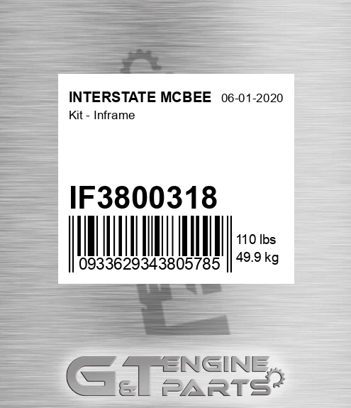 IF3800318 Kit - Inframe