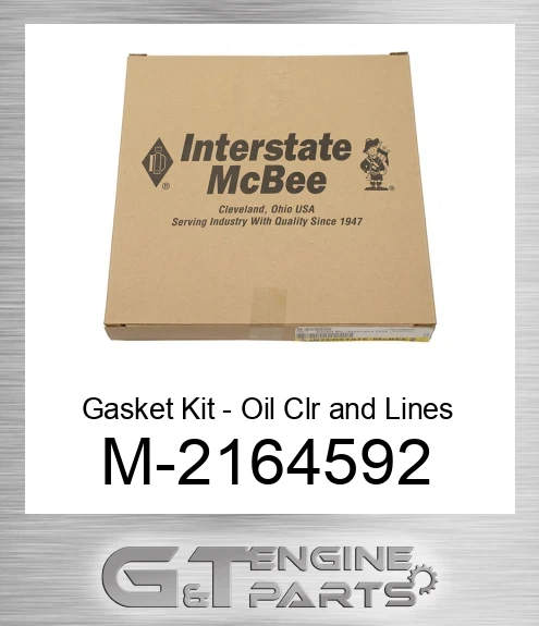 M-2164592 Gasket Kit - Oil Clr and Lines