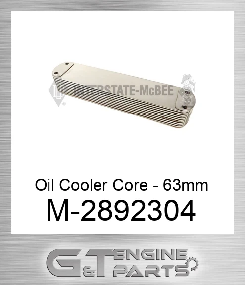 M-2892304 Oil Cooler Core - 63mm