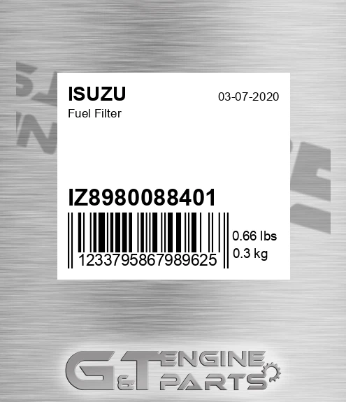 IZ8980088401 Fuel Filter