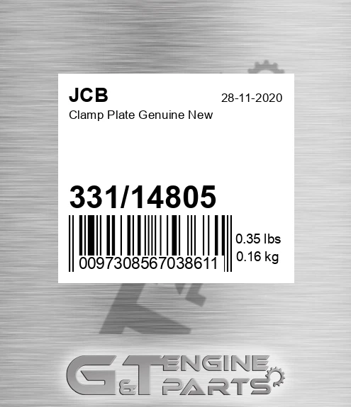 331/14805 CLAMP - PLATE - GENUINE