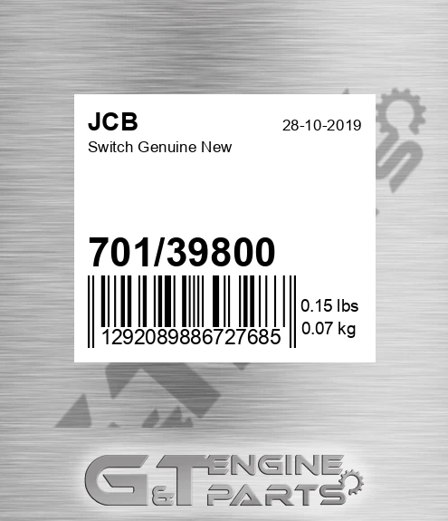 70139800 Switch Genuine New