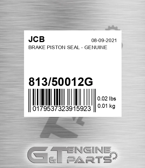813/50012G BRAKE PISTON SEAL - GENUINE