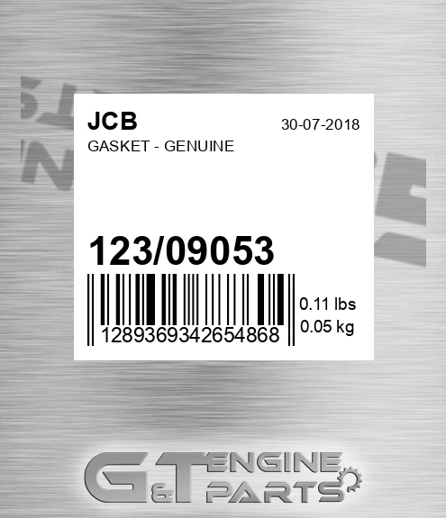 123/09053 GASKET - GENUINE