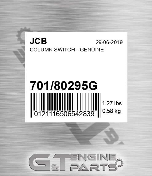 701/80295G COLUMN SWITCH - GENUINE