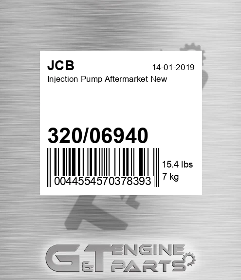 32006940 Injection Pump Aftermarket New