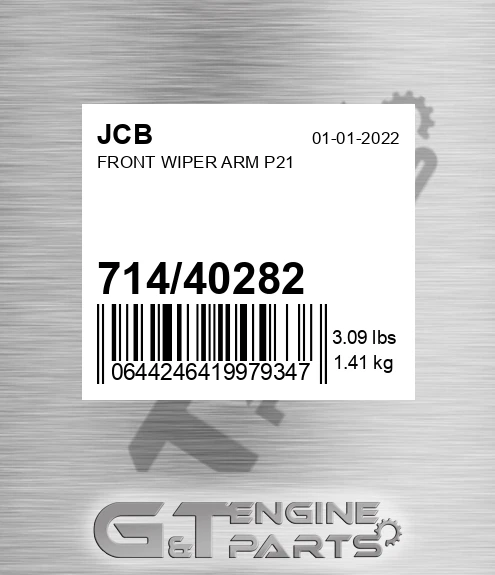 714/40282 FRONT WIPER ARM P21