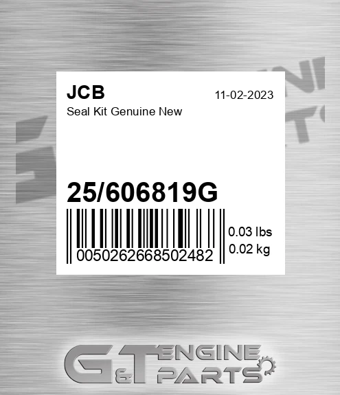 25606819g Seal Kit Genuine New