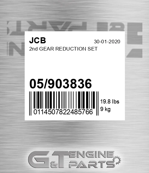 05/903836 2nd GEAR REDUCTION SET
