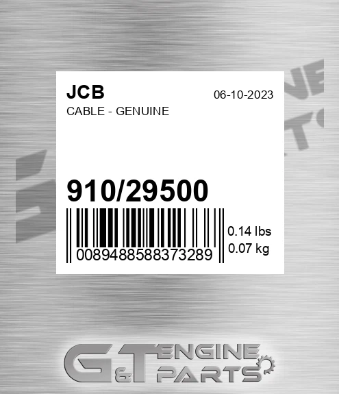 910/29500 CABLE - GENUINE