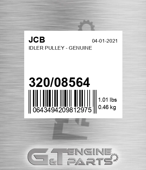 320/08564 IDLER PULLEY - GENUINE