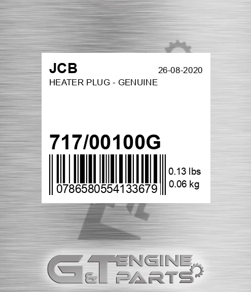 717/00100G HEATER PLUG - GENUINE