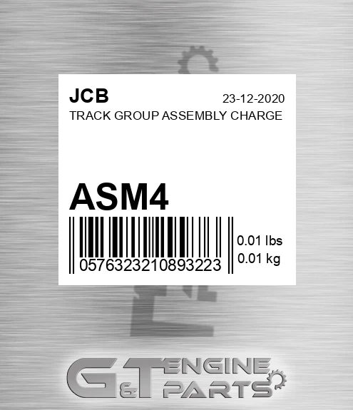 ASM4 TRACK GROUP ASSEMBLY CHARGE