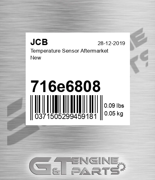 716e6808 Temperature Sensor Aftermarket New