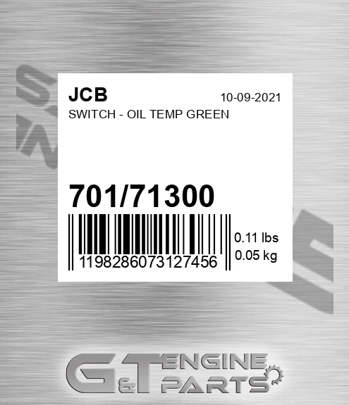 701/71300 SWITCH - OIL TEMP GREEN