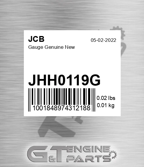 jhh0119g Gauge Genuine New