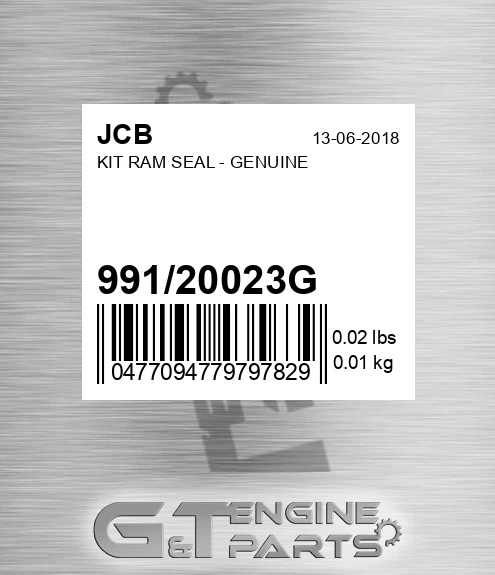 991/20023G KIT RAM SEAL - GENUINE