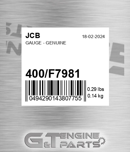 400/F7981 GAUGE - GENUINE