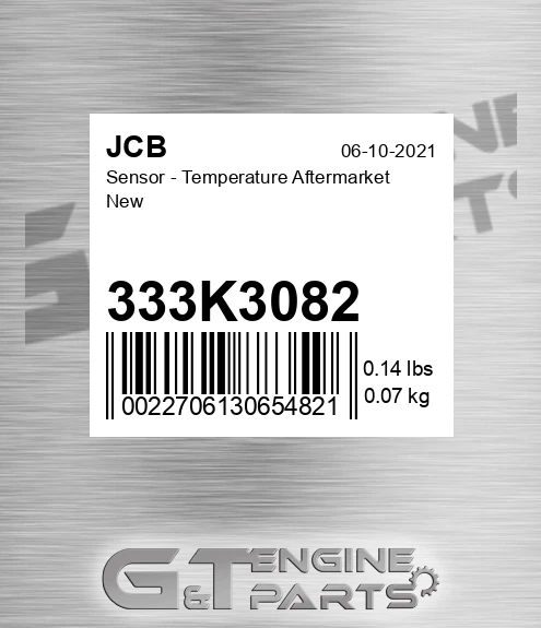 333k3082 Sensor - Temperature Aftermarket New