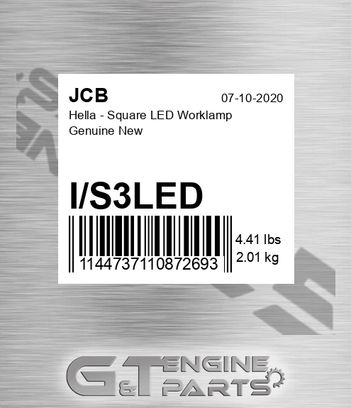 is3led Hella - Square LED Worklamp Genuine New