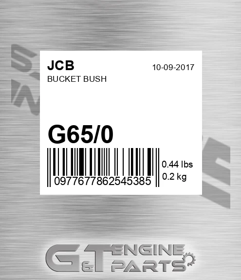 G65/0 BUCKET BUSH