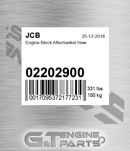 02202900 Engine Block Aftermarket New