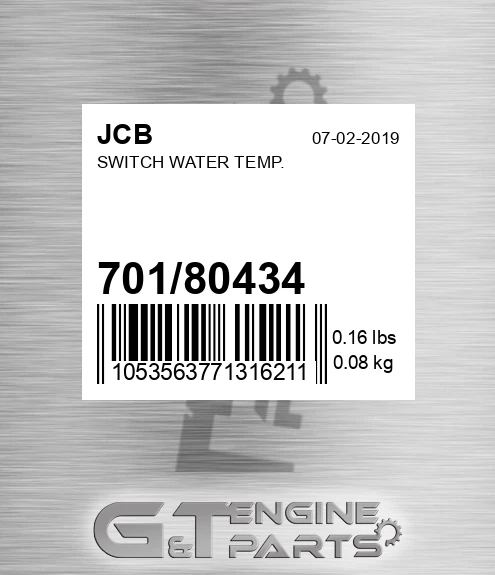 701/80434 SWITCH WATER TEMP.
