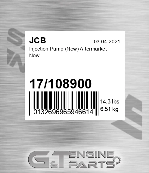 17/108900 INJECTION PUMP'