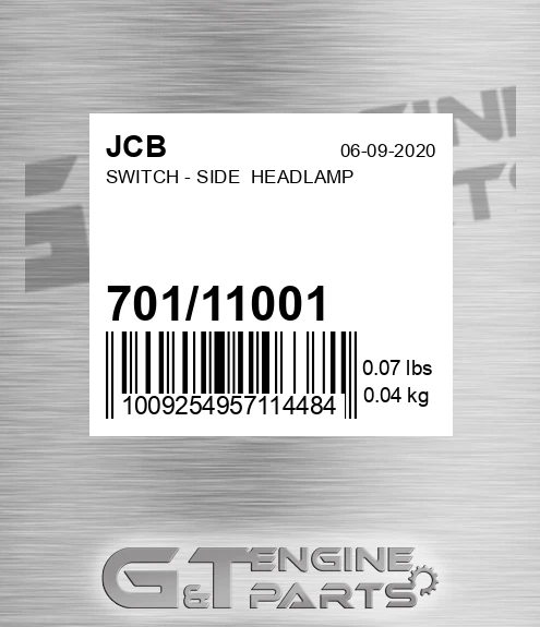 701/11001 SWITCH - SIDE HEADLAMP
