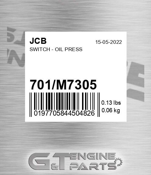 701/M7305 SWITCH - OIL PRESS