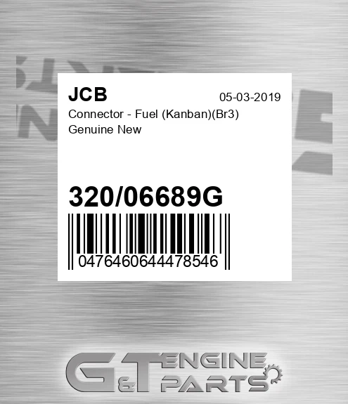 32006689g Connector - Fuel Kanban Br3 Genuine New
